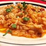 ・Italian rice tomato risotto with seafood