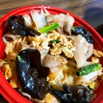 蘭蘭 - 豚肉と木耳と玉子炒め (Uber料金980円)