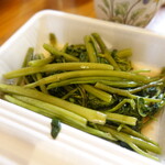 黒龍天神樓 - 空心菜の炒め