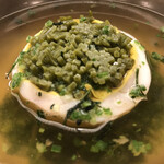 赤坂 菊乃井 - 昼懐石１２１００円（総額）。甘鯛新茶蒸し。出汁にも茶蕎麦にも、しっかり新茶の香りがついて、極上の品をいただきました（╹◡╹）