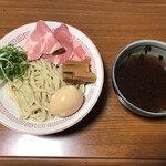 麺屋 Somie's - 5/2醤油つけ麺　麺量は１/３ほど減らしてあります。