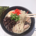 old school 中華そば Miya De La Soul - 麺