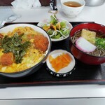 ふくとみ - かつ丼（そば）