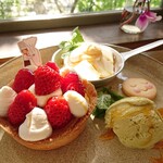 里桜庵 - おまかせケーキ850円