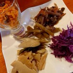 栄夏 - ランチのおばんざい６種盛り