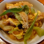 栄夏 - ランチのねぎと油揚げの卵とじ