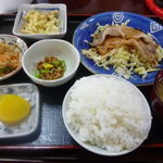 豚の生姜焼き定食＠５００円