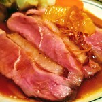NICO - 鴨胸肉のローストオレンジ風味、アップ。