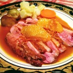 NICO - 2020/5月上旬、Aコースの鴨胸肉のローストオレンジ風味。