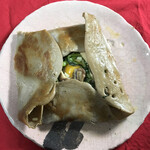 ベジストア - 料理写真:クレソンは炒めると苦味が抑えられ食べやすくなります。ソテーをしてガレットで頂きました。