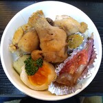 ひなたキッチン - なんとか鶏のコンフィ丼