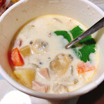 ハレとケ - じゅんこごはん　クラムチャウダー
      具沢山でクリーミー♡