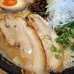 ふまつ - 特らーめん大(麺ずふまつ、土呂)魚介豚骨スープで、片口鰯の出汁と豚骨の相性は抜群。クリーミーで旨〜い♪