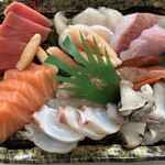 魚楽小川水産 - 刺身８点盛り