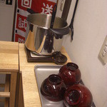 キハ - 味噌汁はセルフサービス