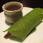 鯛の酢〆の柏寿司、蛍烏賊の沖漬けと1