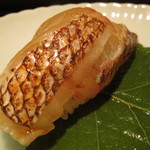 鯛の酢〆の柏寿司、蛍烏賊の沖漬けと4