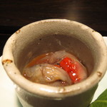 本濱 - 鯛の酢〆の柏寿司、蛍烏賊の沖漬けと5