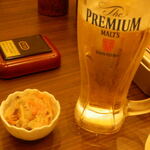 Kasu Udon Fuudo - 乾杯のビール