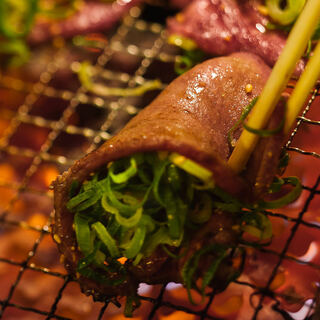 We offer many original menu items, including the original green onion Salted beef tongue!