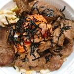 Yakiniku Genki Ichi - キャベツとお肉とキムチと海苔！