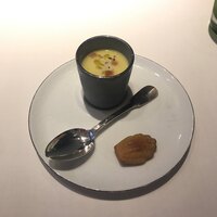 レストラン リューズ - とうもろこしの冷製スープ