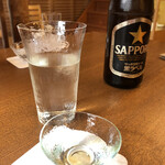 Soba Kaiseki Tachi Aigawa Yoshidaya - ビールの次は、日本酒。