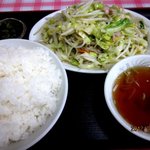 栄華飯店 - 肉野菜炒め定食！(2012,05/05)