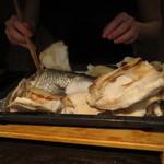 本濱 - 鯛の塩釜焼き3