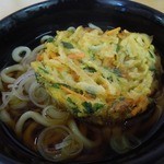 湾岸そば - （2012/4月-2）「ミニカレーセット」のかきあげうどん