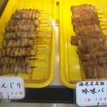 とり柔 - ぼんじりは専門店ならかな、、焼き鳥屋に、豚串、、これも絶品