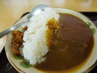 湾岸そば - （2012/4月-2）「ミニカレーセット」のカレーライス