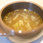 SALONE VENDREDI - サラダランチ 1280円 のスープ