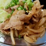 Koujimasa Kaba Mande Ya - 豚しょうが焼き定食（850円）
                        