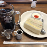 ダフネ珈琲館  - アイスコーヒー420円に無料のB setモーニングを！