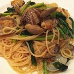 イチバン - アサリとウルイのパスタ