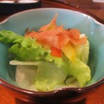 旬彩 天ぷら 心来(しんら） - サラダ。　　　　　2020.05.01