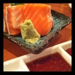 海味 はちきょう 別亭 おやじ - ルイベのお刺身