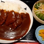 魚民 - 魚カツカレーセット(500円税込)