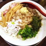 金町製麺 - 汁なし背脂そば