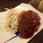 金町製麺 - ハンバーグ　400円