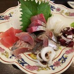 金町製麺 - 刺身盛