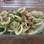 Felicita Pizzeria Trattoria - 白身魚とフキノトウのオレキエッテ