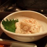 Ishiyaki Jidori Isshan - 長芋と鶏のゴママヨ
