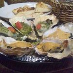 ラ･ベファーナ 汐留 - かきのウニ焼き・バジル焼き