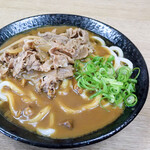 飯野屋 - 肉カレーうどん（カレーうどん+肉）