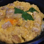 とん唐てん - 一黒軍鶏匠炙り親子丼