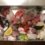 旬ものと日本酒 とみ笑 - 刺身盛り合わせ