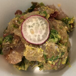 旬ものと日本酒 とみ笑 - ふきのとうのなめろう