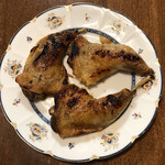 旬ものと日本酒 とみ笑 - 親鶏のコンフィ